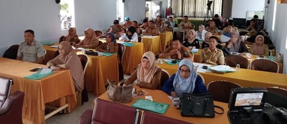Peserta workshop jurnalistik kehumasan bagi ASN dilingkup OPD Kabupaten Bombana. -foto:dedi-