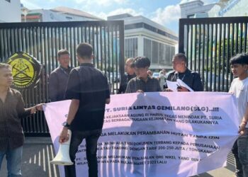 Ampuh Sultra Beberkan Dugaan Kejahatan PT. SLG di Kantor Dirjen Minerba