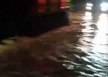 Jalan Poros Kendari – Kolaka Terganggu, Akibat Banjir di Baini