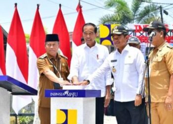 Presiden Jokowi Resmikan Pembangunan Jalan di Sumatera Utara