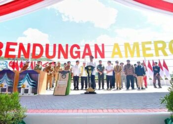 Bendungan Ameroro Diresmikan Presiden Joko Widodo