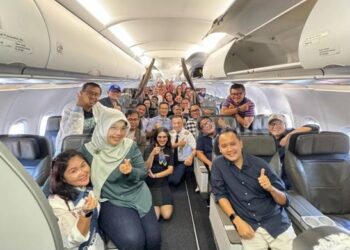 Pelita Air Layani Pemred Media Nasional Terbang ke Bali