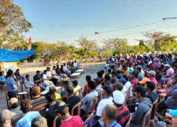 Tim Pemenangan Pasangan Hamirudin – Muh. Ali Komitmen Menang Banyak di Pulau Binongko