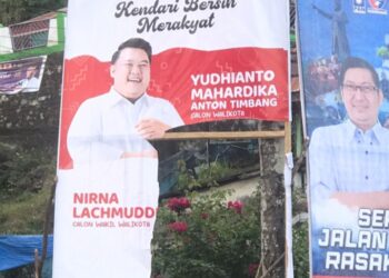 Baliho dan Banner Paslon Yudhi -Nirna Banyak Dirusak, Tim Pemenangan Segera Lapor Kepihak Berwajib
