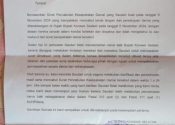 Kabag Hukum Pemda Konsel Somasi Supriyani Guru Honorer SD